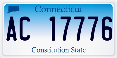 CT license plate AC17776