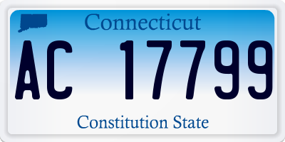 CT license plate AC17799