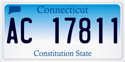 CT license plate AC17811