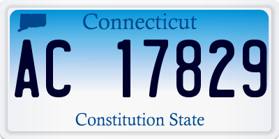 CT license plate AC17829
