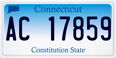 CT license plate AC17859