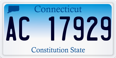 CT license plate AC17929