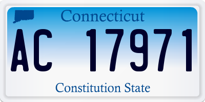 CT license plate AC17971