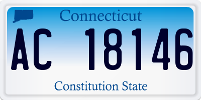 CT license plate AC18146