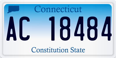 CT license plate AC18484