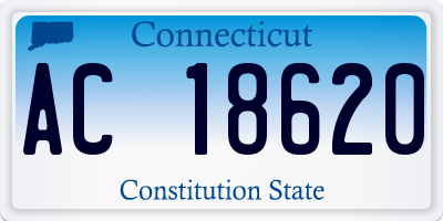 CT license plate AC18620