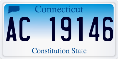 CT license plate AC19146