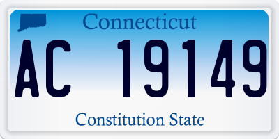 CT license plate AC19149