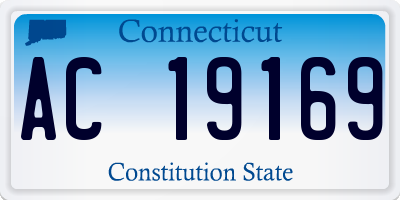 CT license plate AC19169