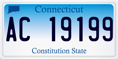 CT license plate AC19199