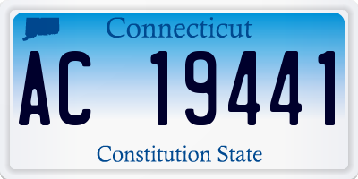 CT license plate AC19441