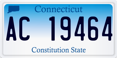 CT license plate AC19464