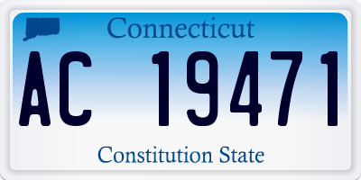 CT license plate AC19471