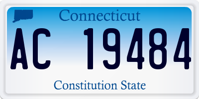 CT license plate AC19484