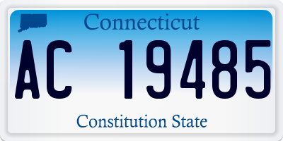 CT license plate AC19485