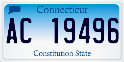 CT license plate AC19496