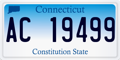 CT license plate AC19499