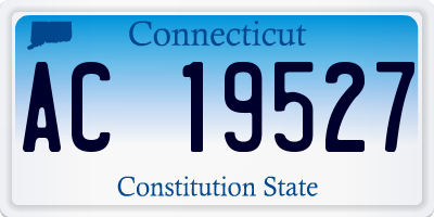 CT license plate AC19527