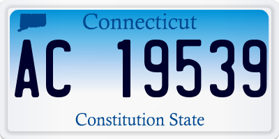 CT license plate AC19539