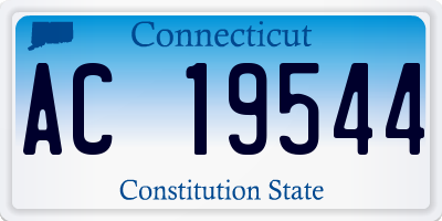 CT license plate AC19544