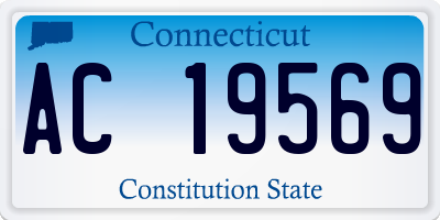 CT license plate AC19569