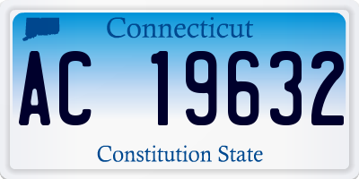 CT license plate AC19632