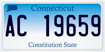 CT license plate AC19659