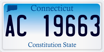 CT license plate AC19663