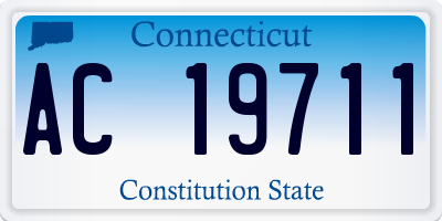 CT license plate AC19711