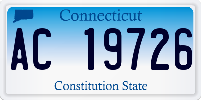 CT license plate AC19726
