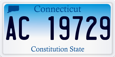 CT license plate AC19729