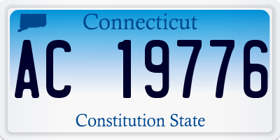 CT license plate AC19776