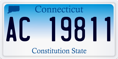 CT license plate AC19811