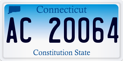 CT license plate AC20064