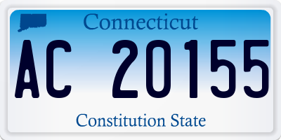 CT license plate AC20155