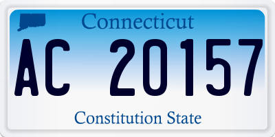 CT license plate AC20157