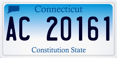 CT license plate AC20161