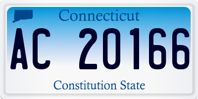 CT license plate AC20166