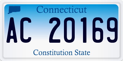 CT license plate AC20169