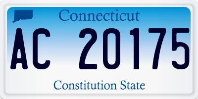 CT license plate AC20175