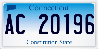 CT license plate AC20196