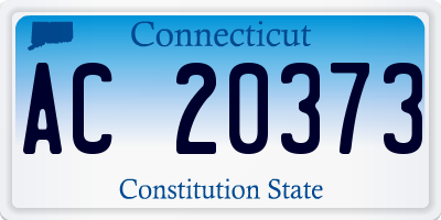 CT license plate AC20373