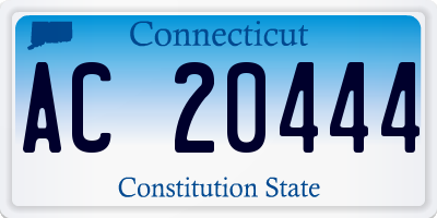 CT license plate AC20444