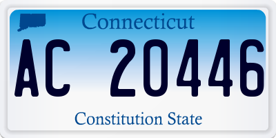 CT license plate AC20446