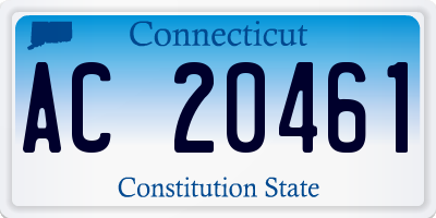 CT license plate AC20461