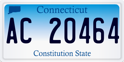 CT license plate AC20464