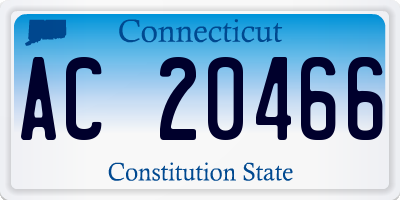 CT license plate AC20466