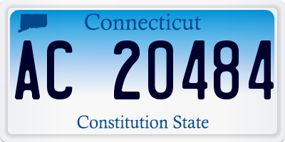 CT license plate AC20484