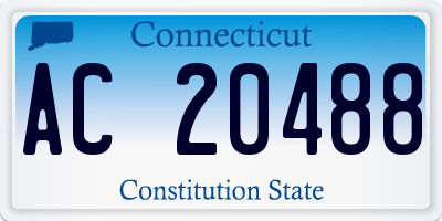 CT license plate AC20488