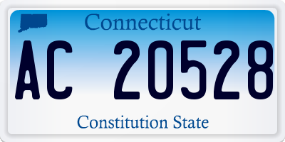 CT license plate AC20528